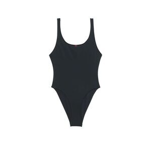 Pink By Frankies Bikinis Womens Green Rose Marlow One Piece Backless Swimsuit La